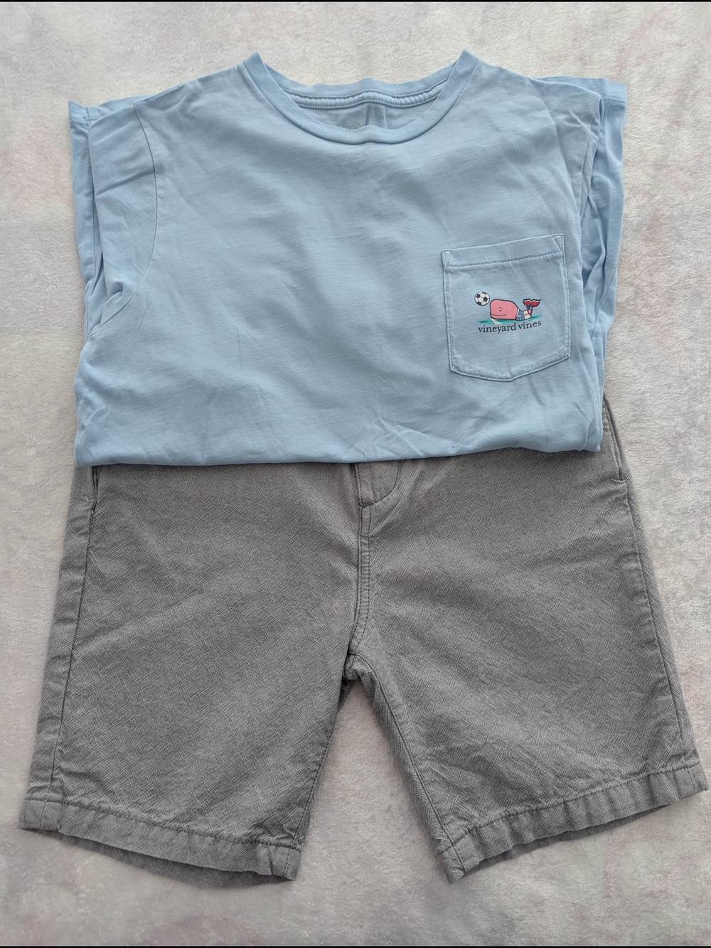 Vineyard Vines Tee/Quick Silver Shorts Set